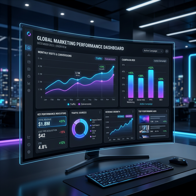 Digital Marketing Analytics Dashboard
